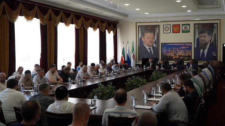 Совещание в администрации Гудермесского муниципального района
