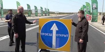 Рамзан Кадыров принял участие в открытии а/д Серноводск — Грозный
