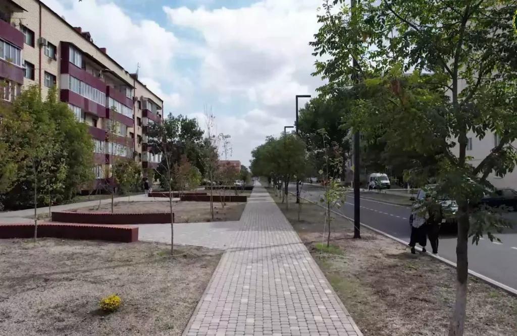 В Грозном открыли пешеходную зону по улице Магомеда Нурбагандова