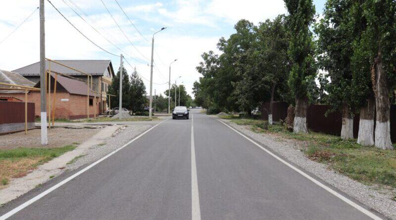 В Грозном отремонтировали улицу Цимлянскую, ведущую к детсаду «Жасмин» и мечети имени Шейха Мансура