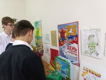 В Шалинском районе прошел творческий конкурс-выставка «Защитник Родины моей»
