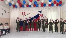 В детском саду №1 «Солнышко» Серноводского района прошел праздник «День Защитника Отечества»