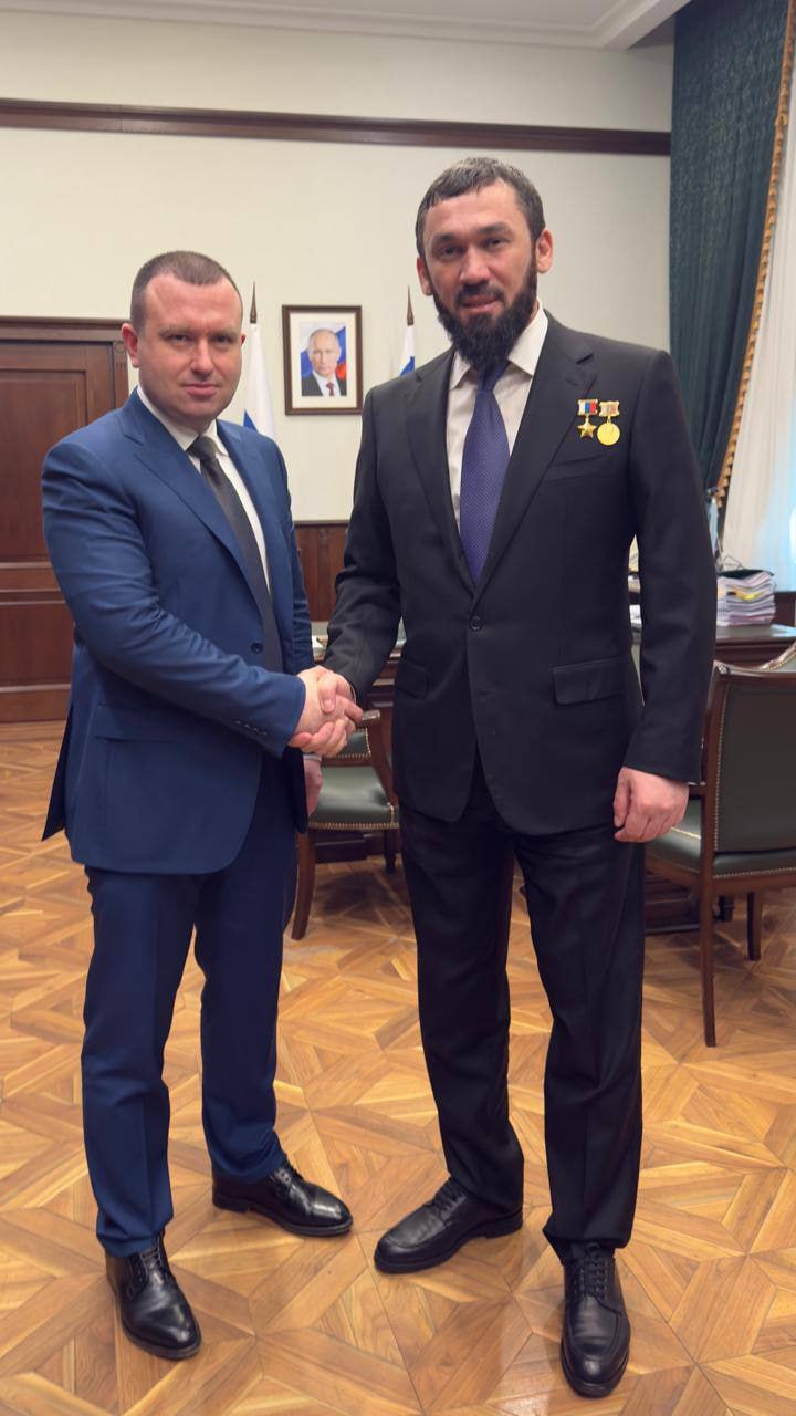 Магомед Даудов встретился в Москве с замминистра финансов РФ Алексеем Липаевым