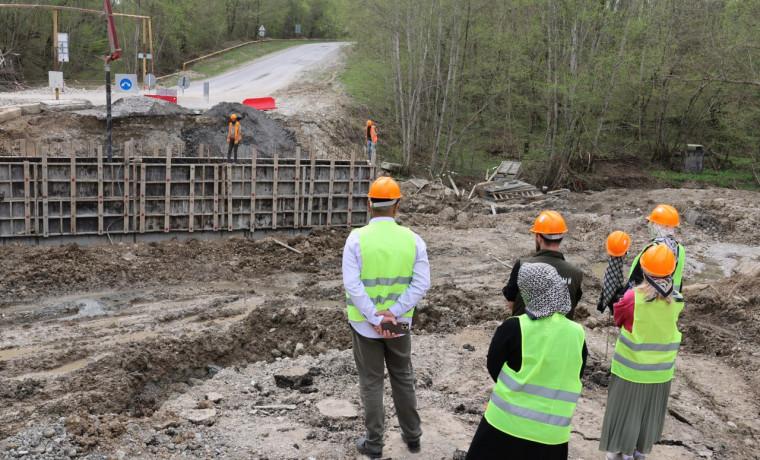 Ход работ на объектах нацпроекта в Чеченской Республике