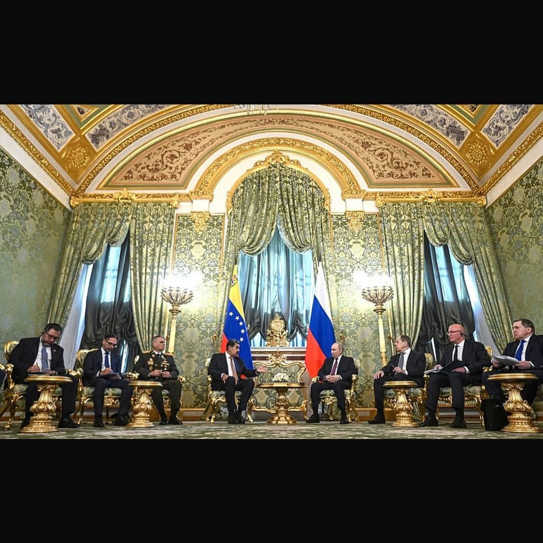 Кадыров принял участие в переговорах Президента России Владимира Путина с Президентом Венесуэлы Николасом Мадуро