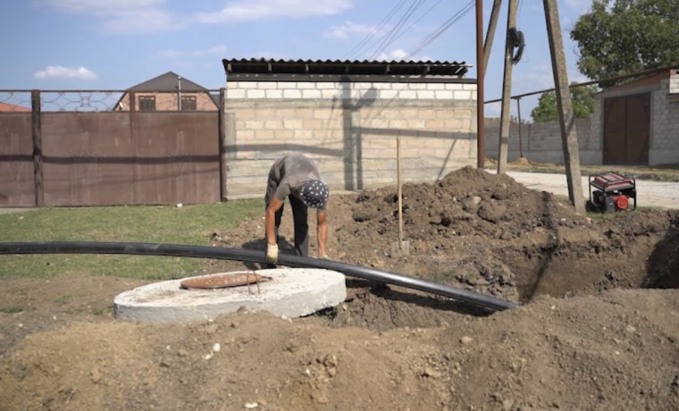В селе Гойты строится новый водопровод