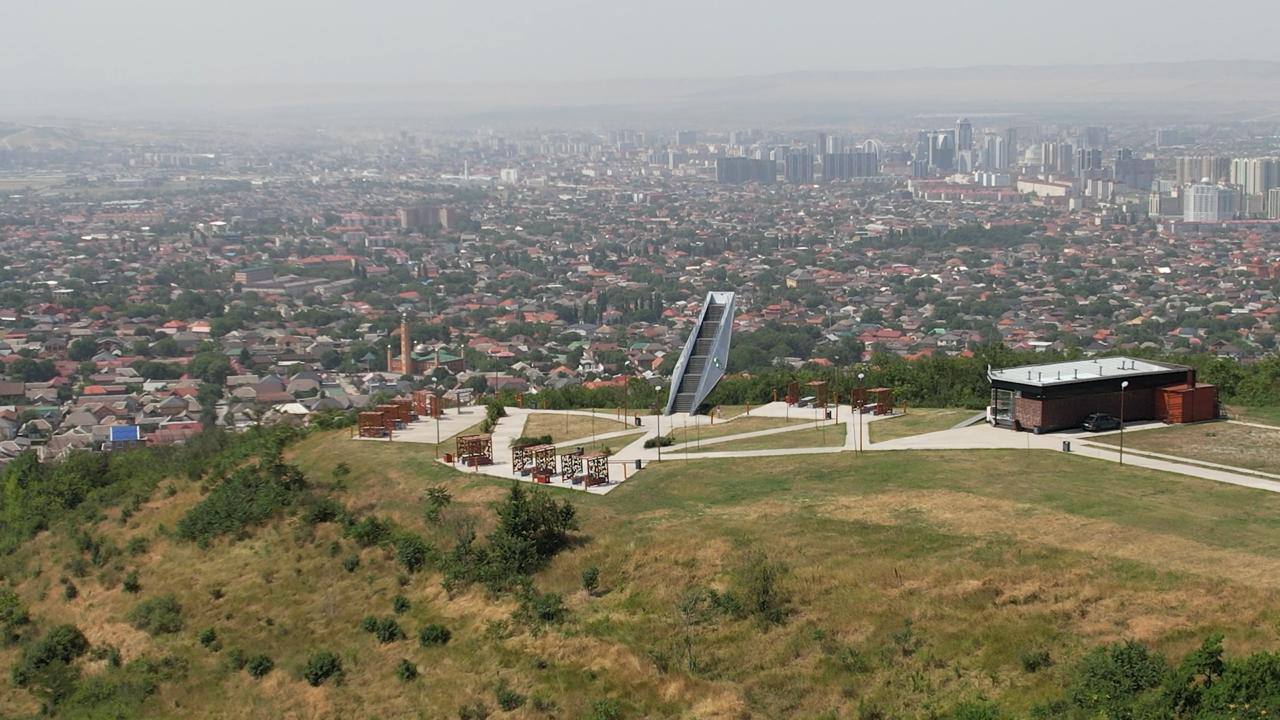 Новую зону отдыха планируют благоустроить рядом с «Лестницей в небеса» в Грозном