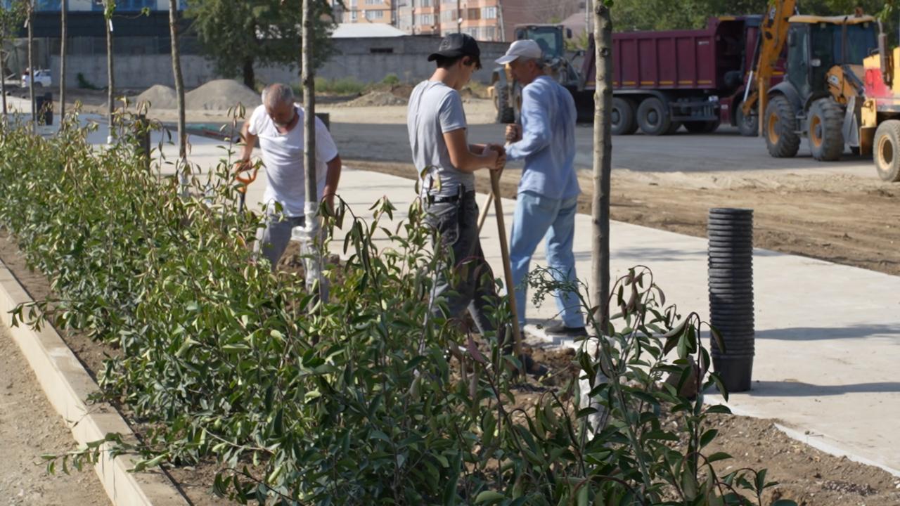 В рамках национального проекта “Инфраструктура для жизни” в Грозном активно ведется благоустройство Старопромысловского шоссе.