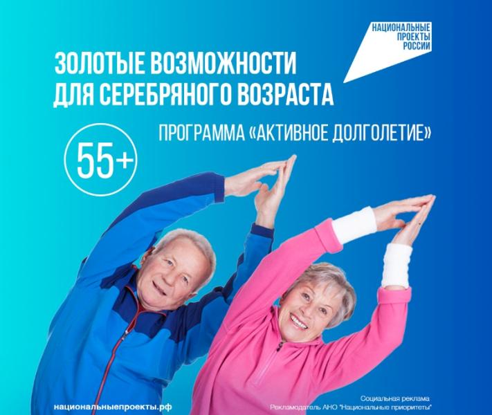 Старшее поколение осваивает спорт, творчество и языки в рамках программы «Активное долголетие»