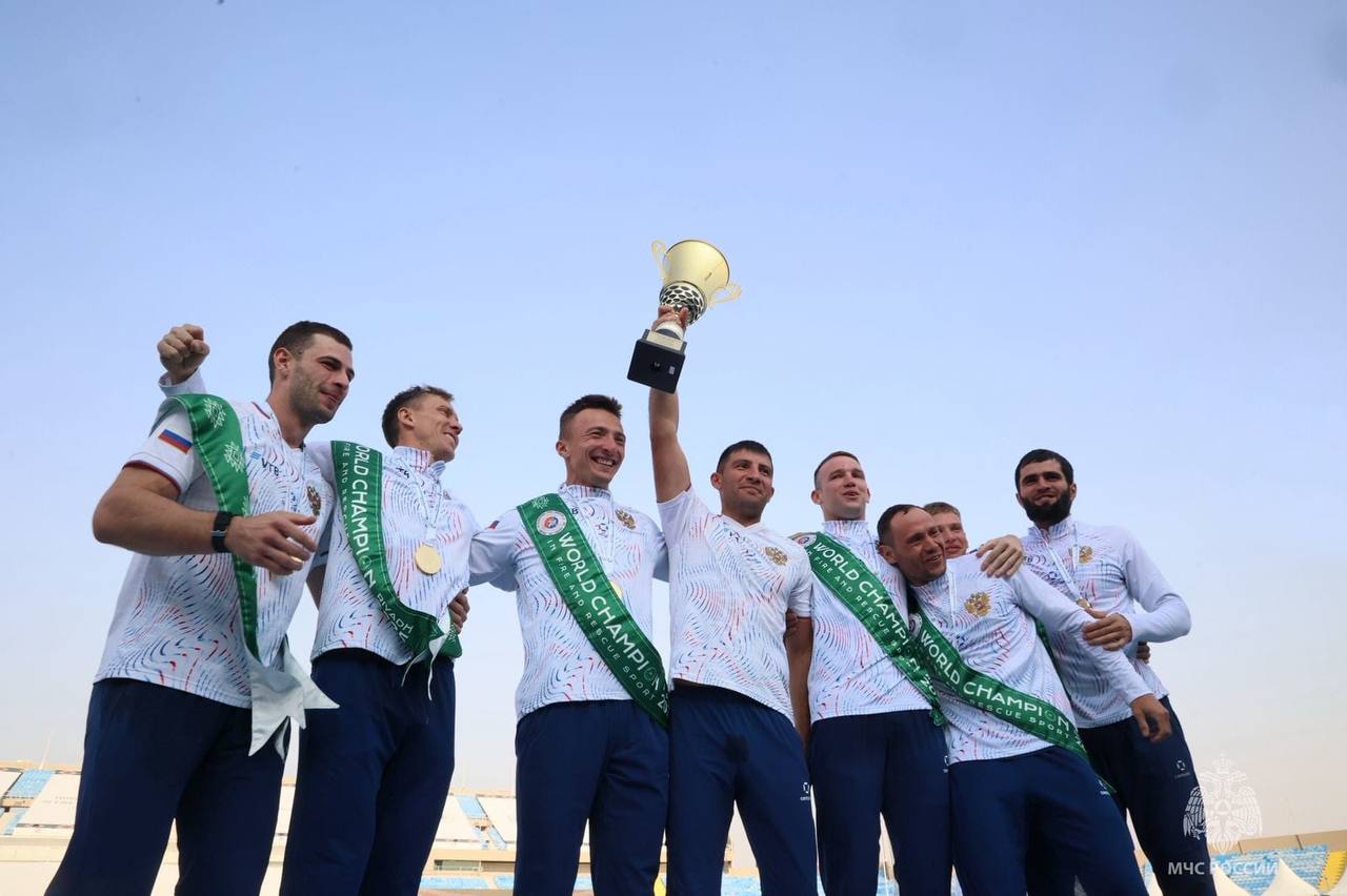 Шамхан Кубаев из Чеченской Республики стал двухкратным чемпионом мира по пожарно-спасательному спорту