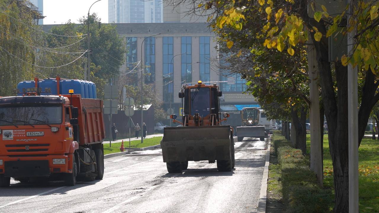 В Грозном благоустраивают улицу Шейха Али Митаева