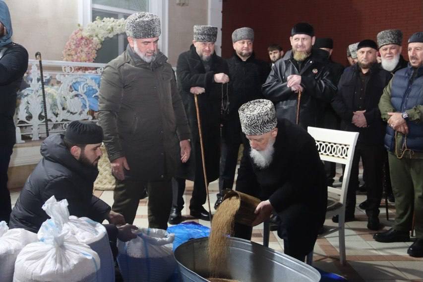 Рамзан-Хаджи Кадыров принял участие в обряде закят аль-Фитр