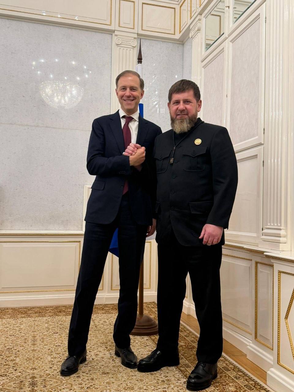 Рамзан-Хаджи Кадыров и Денис Мантуров обсудили создание новых рабочих мест в Чеченской Республике