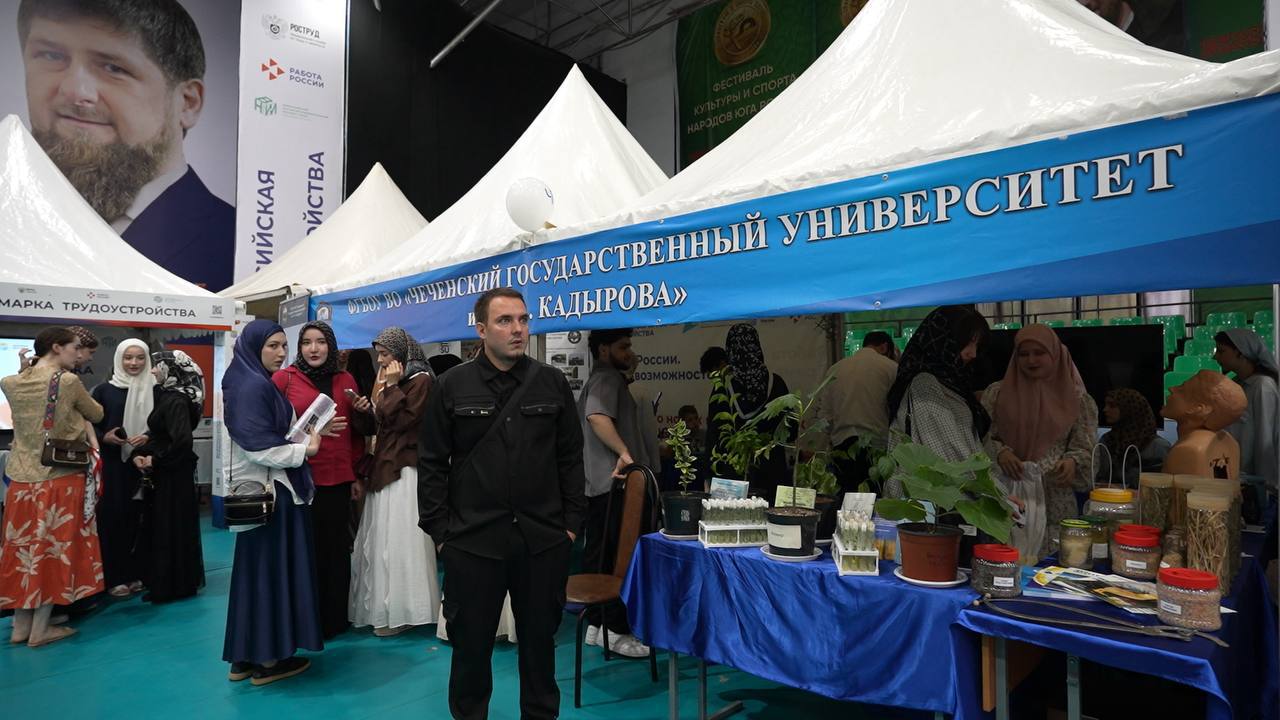 В Грозном прошла ярмарка трудоустройства «Работа России», более 130 человек получили направления на работу