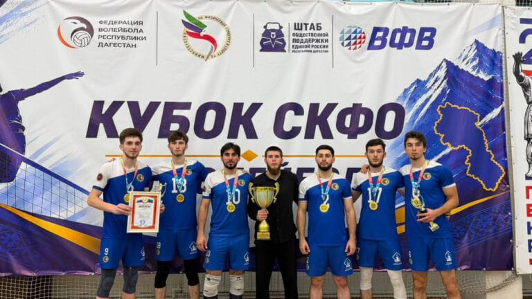 Сборная Чеченской Республики выиграла Кубок СКФО по волейболу среди мужских команд