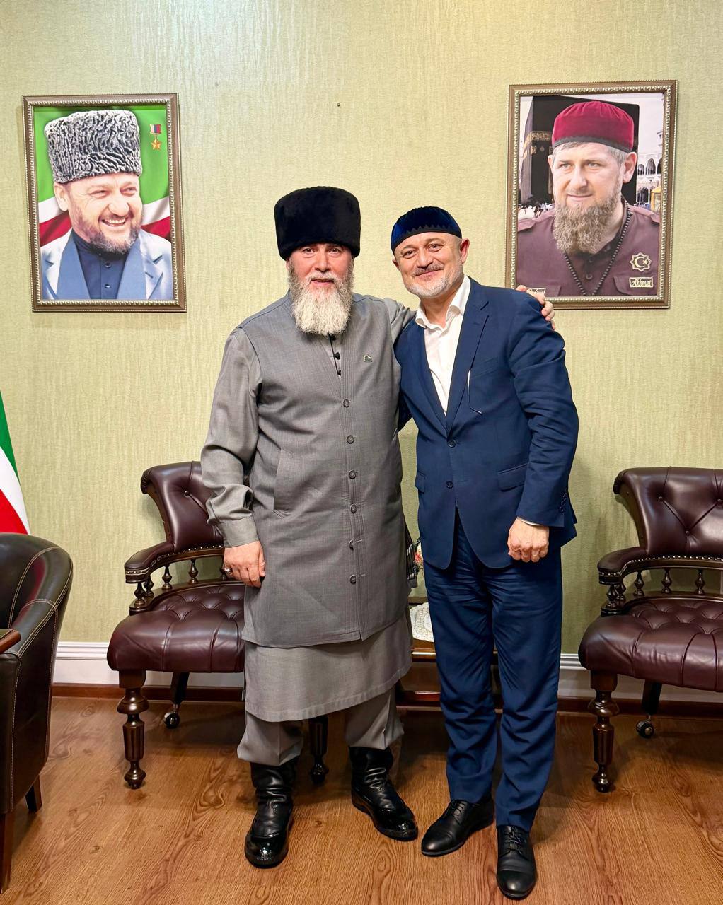 Муфтий ЧР Салах-Хаджи Межиев обсудил укрепление международных исламских связей с Турко Даудовым