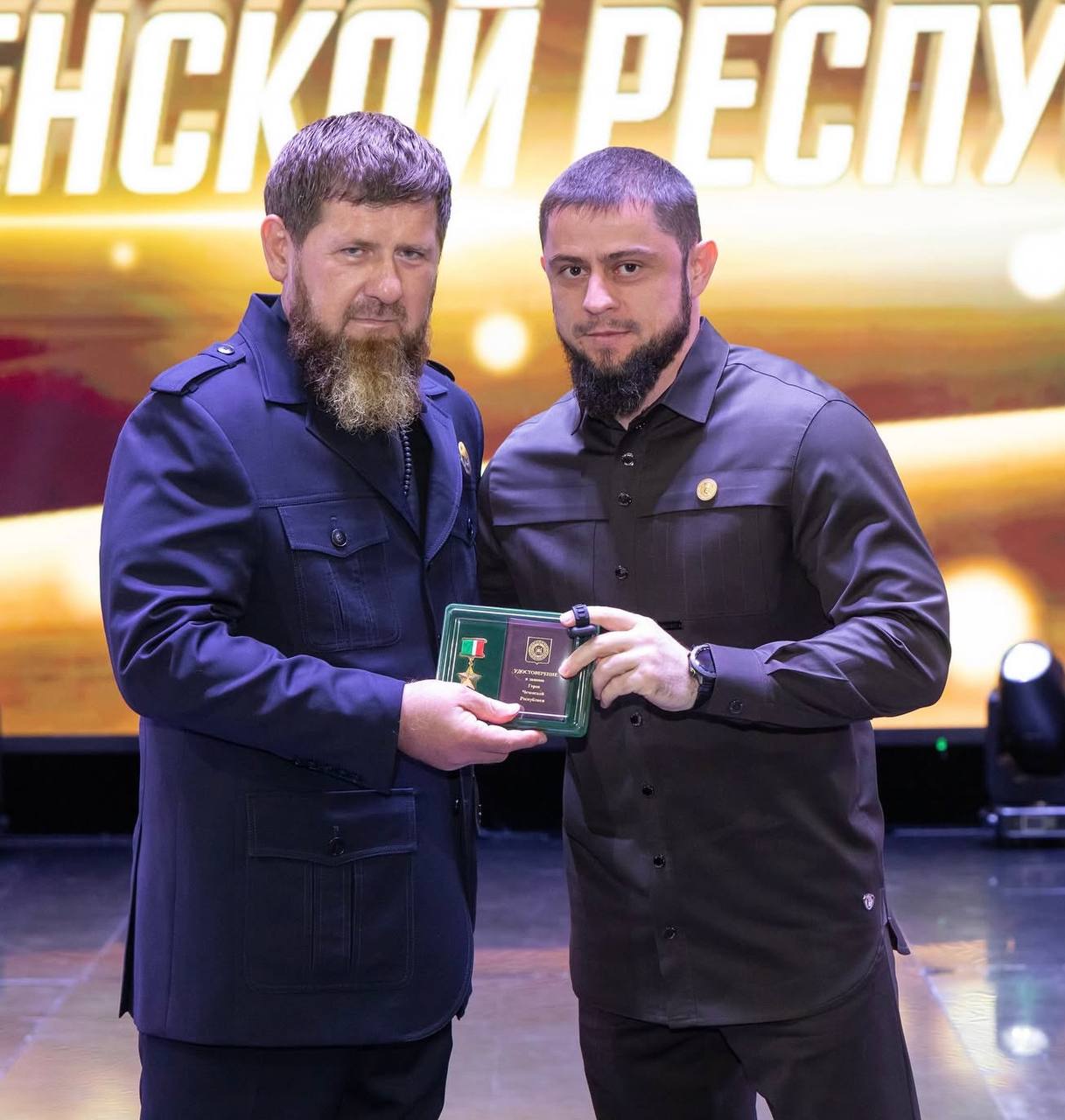 Ахмед Дудаев удостоен звания «Герой Чеченской Республики»