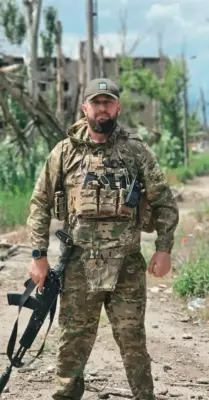 Военнослужащий 78-го полка «Север-АХМАТ» с позывным «Арсен» награждён медалью «За храбрость» II степени